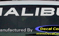 DC05206 Chevrolet Malibu Decal 