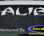 DC05207 Chevrolet Malibu Decal