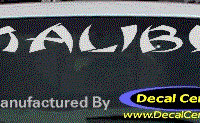 DC05207 Chevrolet Malibu Decal 