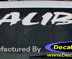 DC05208 Chevrolet Malibu Decal