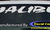 DC05208 Chevrolet Malibu Decal 