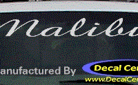 DC05209 Chevrolet Malibu Decal 