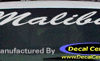 DC05210 Chevrolet Malibu Decal 