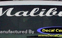DC05212 Chevrolet Malibu Decal 