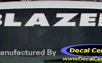 DC05213 Chevrolet Blazer Decal 