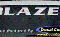 DC05214 Chevrolet Blazer Decal 