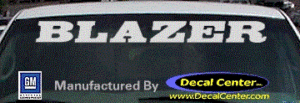 DC05216 Chevrolet Blazer Decal