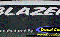 DC05218 Chevrolet Blazer Decal 