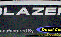 DC05219 Chevrolet Blazer Decal 