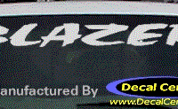 DC05221 Chevrolet Blazer Decal 