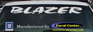 DC05221 Chevrolet Blazer Decal