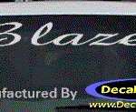 DC05222 Chevrolet Blazer Decal