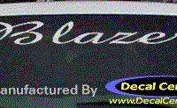 DC05222 Chevrolet Blazer Decal 