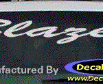 DC05223 Chevrolet Blazer Decal