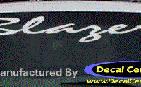 DC05224 Chevrolet Blazer Decal 