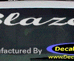 DC05225 Chevrolet Blazer Decal
