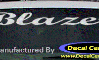 DC05225 Chevrolet Blazer Decal 