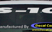 DC05226 Chevrolet S-10 Decal 