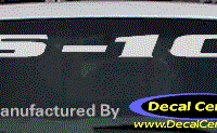 DC05227 Chevrolet S-10 Decal 