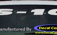 DC05228 Chevrolet S-10 Decal 