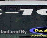 DC05230 Chevrolet S-10 Decal