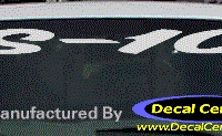 DC05231 Chevrolet S-10 Decal 