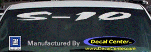 DC05234 Chevrolet S-10 Decal