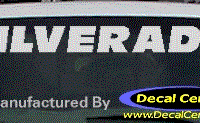 DC05241 Chevrolet Silverado Decal 