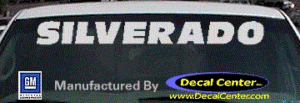 DC05241 Chevrolet Silverado Decal