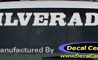 DC05242 Chevrolet Silverado Decal 
