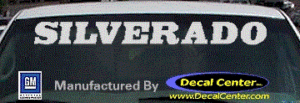 DC05242 Chevrolet Silverado Decal