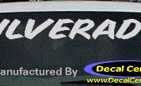DC05244 Chevrolet Silverado Decal 