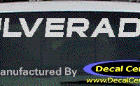 DC05245 Chevrolet Silverado Decal 