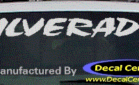 DC05247 Chevrolet Silverado Decal 