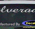 DC05248 Chevrolet Silverado Decal