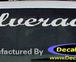 DC05251 Chevrolet Silverado Decal