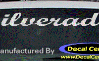 DC05251 Chevrolet Silverado Decal 