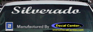 DC05251 Chevrolet Silverado Decal