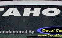 DC05252 Chevrolet Tahoe Decal 