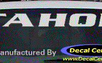 DC05253 Chevrolet Tahoe Decal 