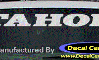 DC05255 Chevrolet Tahoe Decal 
