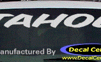 DC05257 Chevrolet Tahoe Decal 
