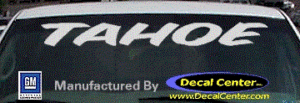 DC05257 Chevrolet Tahoe Decal