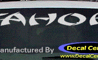 DC05259 Chevrolet Tahoe Decal 