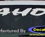DC05260 Chevrolet Tahoe Decal