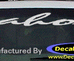 DC05263 Chevrolet Tahoe Decal