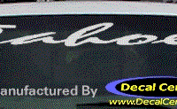 DC05263 Chevrolet Tahoe Decal 