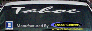 DC05263 Chevrolet Tahoe Decal