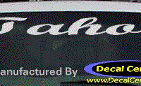DC05264 Chevrolet Tahoe Decal 