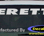 DC05265 Chevrolet Beretta Decal